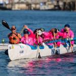 Drea Park and her team train for the upcoming Seventy48 race up Puget Sound. (Photo courtesy of Drea Park)