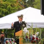 Captain Matt Arny speaks.