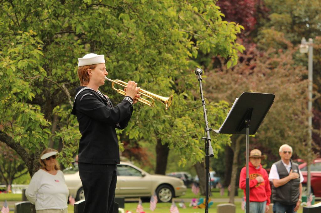 MU2 Catherine Chauvot plays Echo Taps.