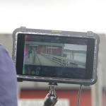 Filmmakers shoot on the Coupeville wharf. (Photo by Karina Andrew/Whidbey News-Times)