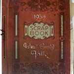 1954 cover of the Whidbey Island Fair scrapbook