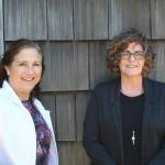 Helen Price Johnson, left, will temporarily replace Kristen Griffin as Ebeys Reserve manager. (Photo by Karina Andrew/Whidbey News-Times)