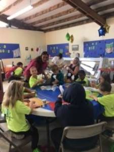 Kids decorate cookies at the 2019 Whidbey Island Fair. (Photo provided)