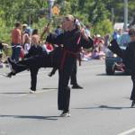 A local martial arts group shows off their skills. (Photo by Karina Andrew/Whidbey News-Times)