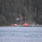 A LifeFlight helicopter was called for woman who jumped from Deception Pass Bridge on July 17, but she passed away. Two suicides this month have renewed calls for nets or a barrier on the bridge to prevent people from jumping off. (Photo by Emily Gilbert/Whidbey News-Times)