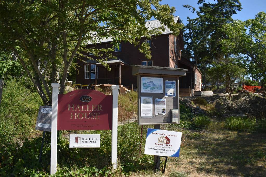 Photo by Emily Gilbert/Whidbey News-Times
Haller House may be open to the public in 2024, Historic Whidbey Executive Director Lynn Hyde hopes.