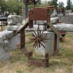 Photo by Kira Erickson/Whidbey News Group
<em>Nelson works with many kinds of mediums, including metal. </em>