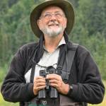 Photo provided by Whidbey Audubon Society
Left, Thomas Bancroft will teach an online series on raptors, hosted by the Whidbey Audubon Society. Right, this merlin was spotted at Greenlake in Seattle. Merlins are just one of around 12 species of raptors commonly sighted on Whidbey Island.