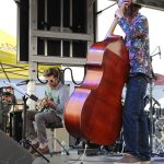 Nathaniel Talbot plays at the Oak Harbor Music Festival on Saturday on the west stage. (Photo by Karina Andrew/Whidbey News-Times)