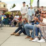 Festival-goers listen to performances by local musicians at the Oak Harbor Music Festival on Saturday, Sept. 4. (Photo by Karina Andrew/Whidbey News-Times)
