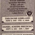 Grave marker will soon be placed.