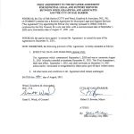 A copy of City Attorney Grant Weeds notice of his intent to terminate his contract with the city of Oak Harbor early. Weed and Assistant City Attorney and Public Records Officer Anna Thompson told the mayor the same day of their impending departures from the city.