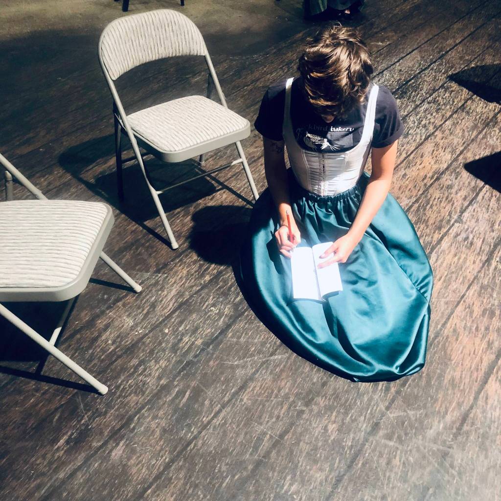 Jayne Hubbard plays Charlotte Corday, a French journalist who played a role in the assassination of Jacobin leader Jean-Paul Marat.