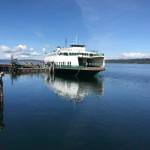 A former state ferry with a colorful past is currently docked near the South Whidbey Harbor while it undergoes repairs from Nichols Brothers Boat Builders. (Photo provided by Kathy Myers)