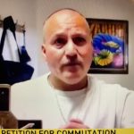 Vasquez speaks via Zoom during his clemency hearing.