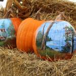 Photo by Karina Andrew/Whidbey News-Times
The town of Coupeville pays tribute to Practical Magic with pumpkins painted with scenes from the film.