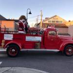Photo provided
Santa comes to town in an Oak Harbor fire engine in 2020.