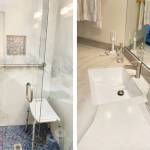 Sine White worked with Granite Transformations on a special surprise for her mom – a beautiful renovation that would let her navigate her bathroom more safely and easily.