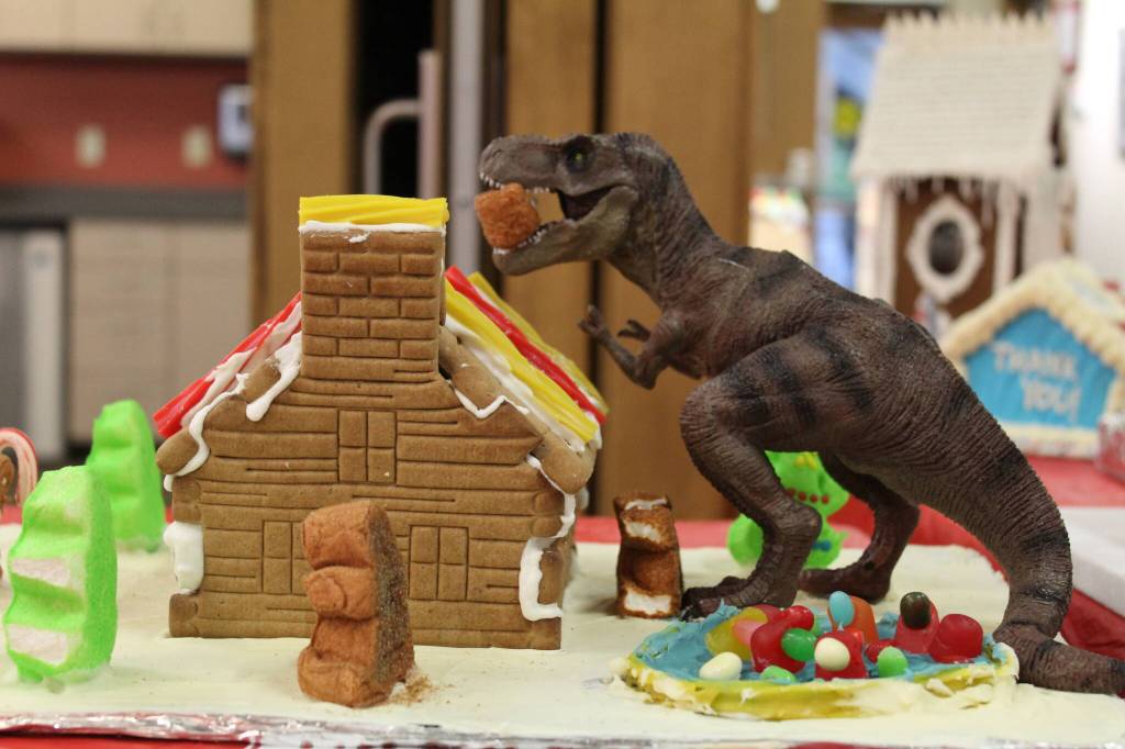 Photo by Karina Andrew/Whidbey News-Times
The gingerbread house contest received many festive and creative entries from members of the community.