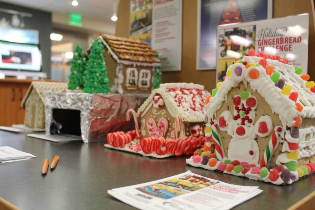 Photo by Karina Andrew/Whidbey News-Times
The gingerbread house contest received many festive and creative entries from members of the community.
