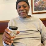 Resident Lorenzo Reid Sr. displays a jar of homemade epsom salt bath soak. (Photo provided)