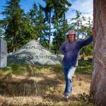 Photo by David Welton 
Hank Nelson, pictured here in 2009, was the creator behind Whidbey Islands Cloudstone Sculpture Park, a sprawling 20-acre estate and abstract art experience complete with more than 400 of his own sculptures. Nelson passed away Monday. His legacy will live on at the park, which will continue to be managed by a nonprofit foundation.