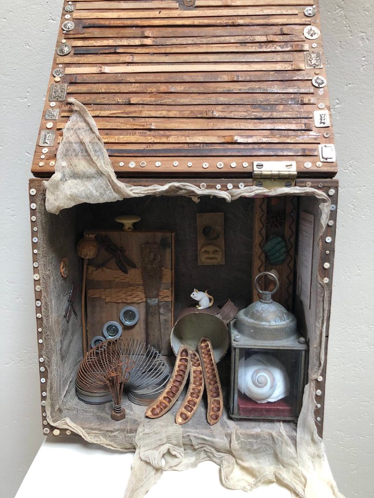 Photo provided
Diane Leganzas Ode to Island Recycling is a shrine to the place where artists formerly loved to find metal scraps and other odds and ends to incorporate into their pieces.