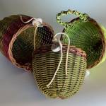 Basket weaver Reggie Kastler is known for her colorful baskets in all shapes and sizes. (Photo provided)