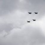 Missing man flyover. (Photo by Rachel Rosen/Whidbey News-Times)