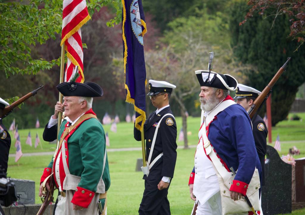 Color guard presentation. (Photo by Rachel Rosen/Whidbey News-Times)