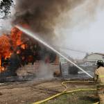 April 16 training burn. (Photo by John Fisken)