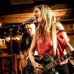 Lauren Flynn performs with her band Buried Blonde. (Photo by Dennis Browne)