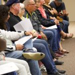 Citizens waiting to give comments. (Photo by Rachel Rosen/Whidbey News-Times)