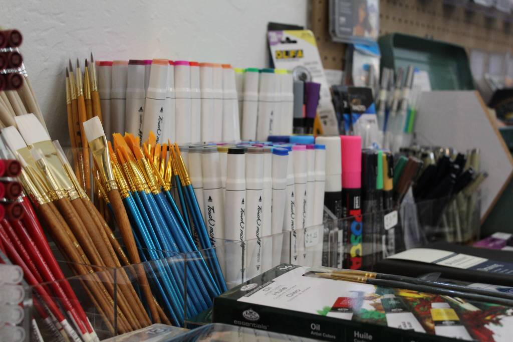 Meet Market, the newest Front Street business, sells art supplies and other creative goods. (Photo by Karina Andrew/Whidbey News-Times)