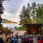 The amphitheater at Deception Pass during last year's concert series. (Photo provided by Deception Pass Park Foundation Facebook page.)