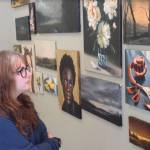 Katy Leigh is having one of her first art shows this weekend at Willows Orchard.