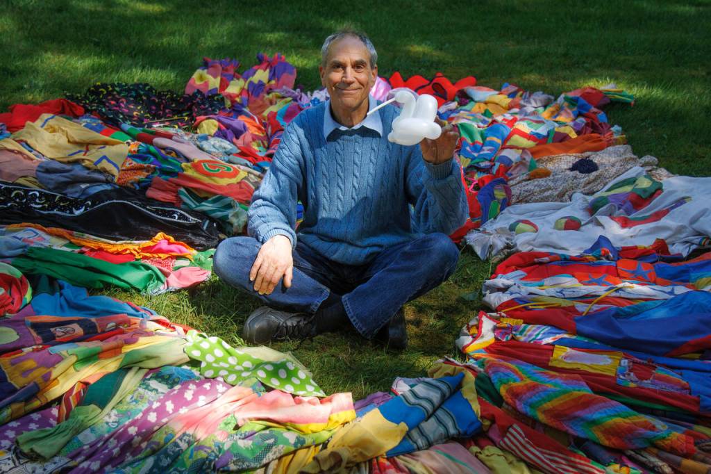 Over the years Dean Petrich has had a number of clown suits fashioned, each one from a different designer.