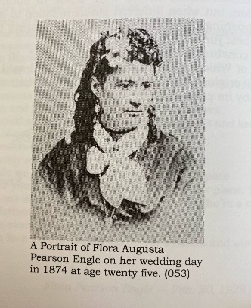 Photos provided
Flora Pearson married William Engle in 1874. Above is Floras wedding portrait.