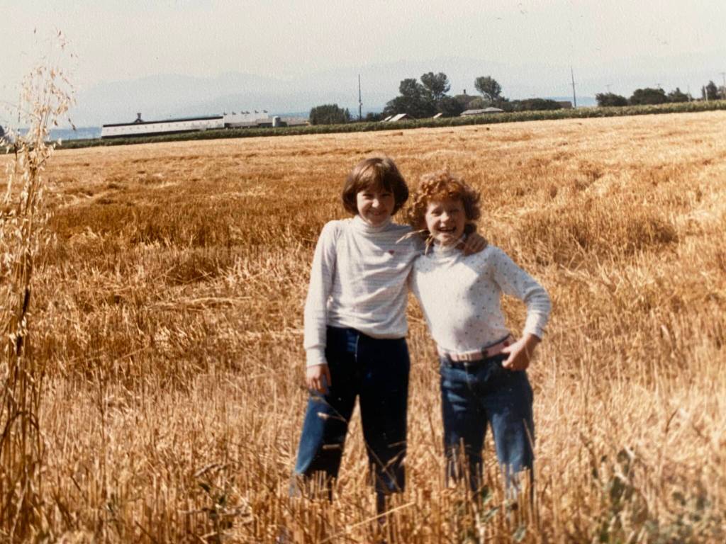 Photo provided
Sarah Viers, right, and her sister Stephanie visit the Engle Family Homestead in the 1980s.