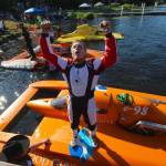 Steve Huff in 2021 after winning the Summer Nationals Championship e350 class hydroplane racing in Olympia. (Photo provided)