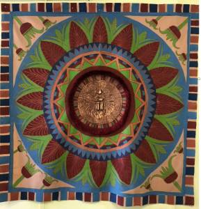 Photos submitted
<strong><em>Left:</em></strong> Egypt, Life Everlasting celebrates the memory of a Saudi Arabian journalist assassinated by the Saudi government. The textile won top honors at the Whidbey Island Fair. <strong><em>CENTER:</em></strong> Doe Stahrs piece commemorates Notre Dame and the fire that nearly destroyed it. <strong><em>right: </em></strong>Another fair entry honors the Tibetan people.