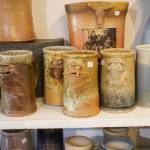 Dan Ishler is an Oak Harbor ceramicist who make mugs with faces. (Photo by Rachel Rosen/Whidbey News-Times).