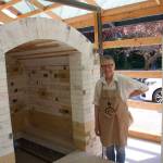 Photo by Rachel Rosen/Whidbey News-Times
Robbie Lobell is a co-owner of Cook on Clay, which is currently in the process of constructing a new firing kiln next to her studio.