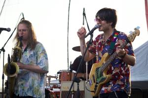 Simple Minded Symphony, a ska band from Oak Harbor, played the Oak Harbor Music Festival on Friday. (Photo by Rachel Rosen/Whidbey News-Times)