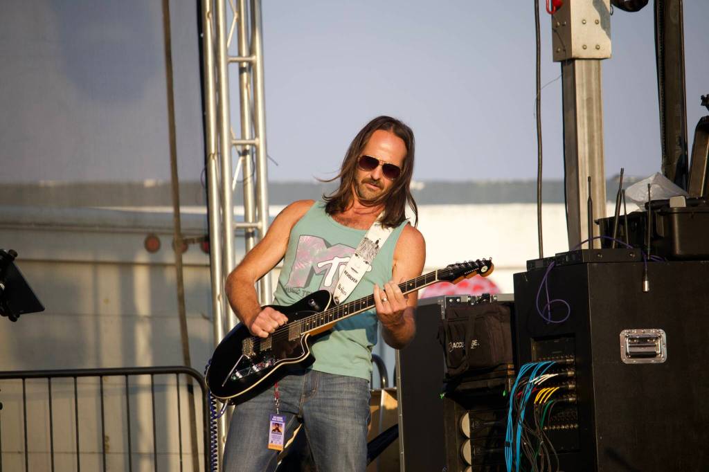 Outer Orbit is a funk and soul band that played the Oak Harbor Music Festival on Friday. (Photo by Rachel Rosen/Whidbey News-Times)