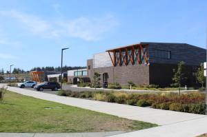 Photo by Karina Andrew/Whidbey News-Times
A dye study of the Oak Harbor Clean Water Facilitys effluent will turn waters near Oak Harbor red Monday morning.