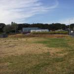 The city of Oak Harbor is planning to purchase two parcels of land on the corner of Pioneer Way and Bayshore Drive where two vacant buildings stand. (Photo by Rachel Rosen/Whidbey News-Times)