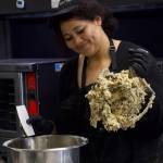 Photo by Rachel Rosen/Whidbey News-Times
Autumn Covington makes all of the bakehouse's six-ounce cookies.