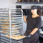 Photo by Rachel Rosen/Whidbey News-Times
Asianna Covington works the front of house at Mad Batter Bakehouse. She calls her sister Autumn the head baker.