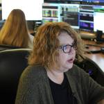 Photo by Karina Andrew/Whidbey News-Times
Dispatcher Yvette Sandefur answers calls at ICOM dispatch center Sept. 22.